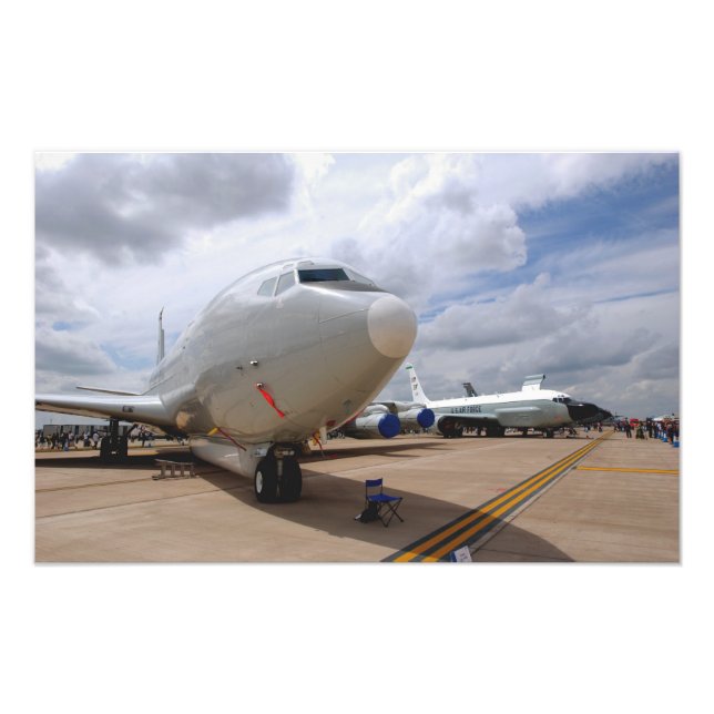 A RC-135V/W Rivet Joint aircraft Photo Print (Front)