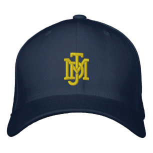 A "real" ballcap with real stitches embroidered hat