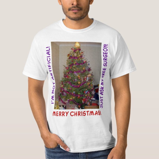 A Real Christmas Tree T-Shirt (Front)