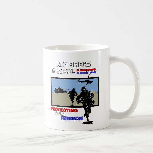 A Real Hero - Military Coffee Mug (Right)