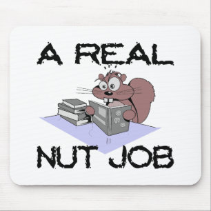 A Real Nut Job Squirrel Mouse Mat