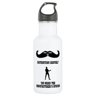 A Real Overly Manly Man - Instruction Manual? 532 Ml Water Bottle