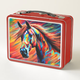 A Real Painted Pony Metal Lunch Box