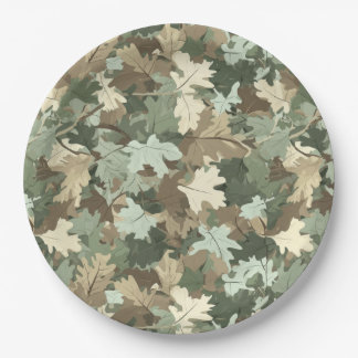 A Realistic Camo Design Series #3 Paper Plate