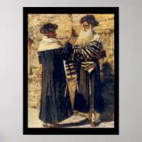 A Rebbe at the Kotel by Vereshchagin - Circa 1880s