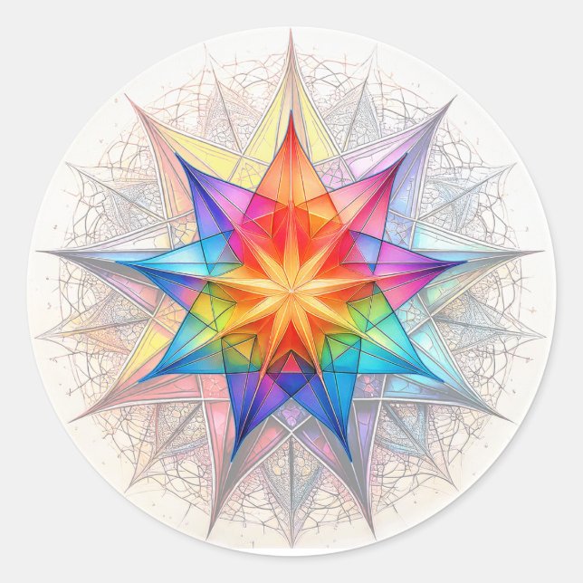 A Reborn Believer Star Sticker (Front)