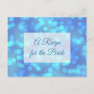 A Recipe For the Bride Wedding Recipe Card