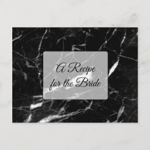 A Recipe For the Bride Wedding Recipe Card