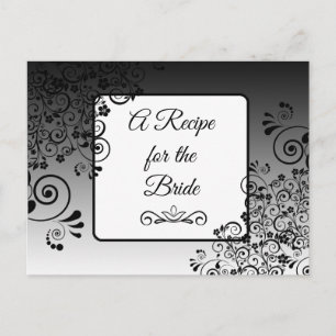 A Recipe For the Bride Wedding Recipe Card