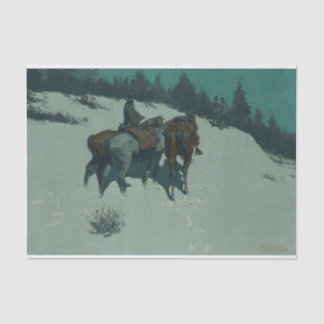 A Reconnaissance by Frederic Remington Tissue Paper