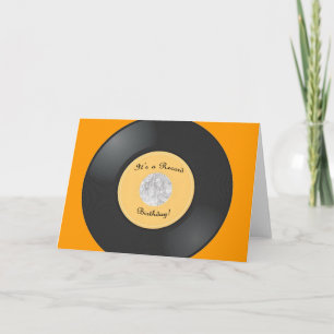 A RECORD BIRTHDAY PHOTO INVITE