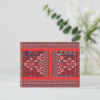 a red and black painting with a red heart on it