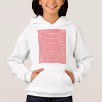 a red and white background with a pattern