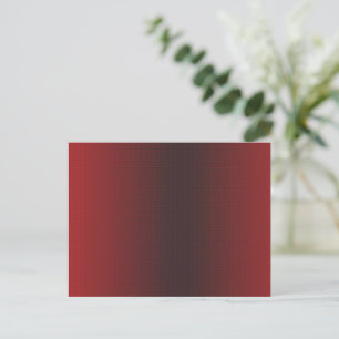 a red and white background with small white dots postcard