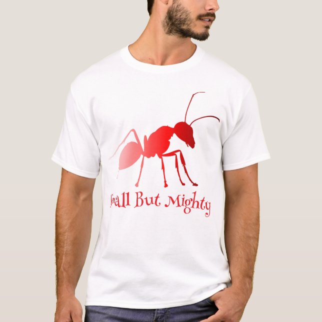 A red ant body and legs rendered with a gradient T-Shirt (Front)