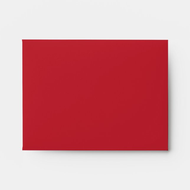 a red background with a envelope (Front)
