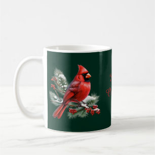 A Red Cardinal Coffee Mug