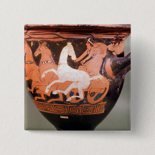A red-figure bell krater 15 cm square badge