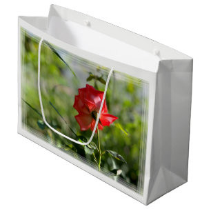 A red rose large gift bag