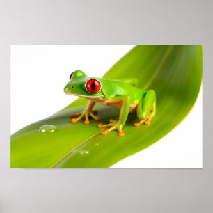 A Redeye Tree Frog Poster