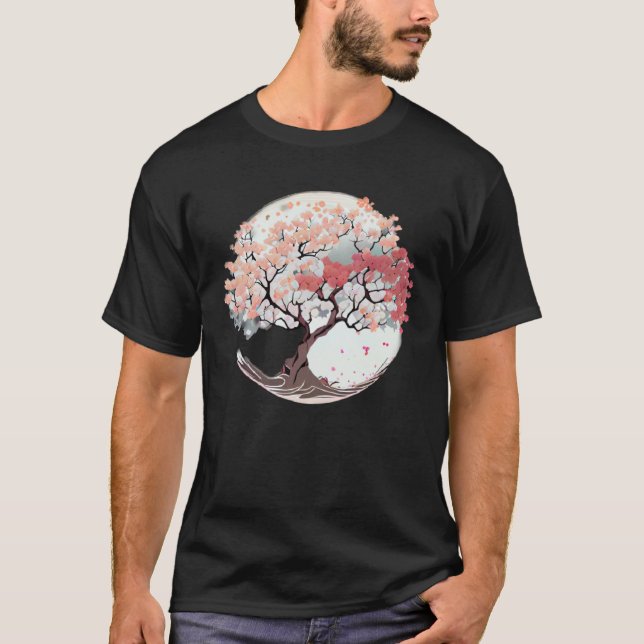 A Refreshing and Enchanting Tree of Life Cherry Bl T-Shirt (Front)