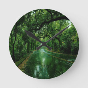 A Refreshing Melody 009 Round Clock