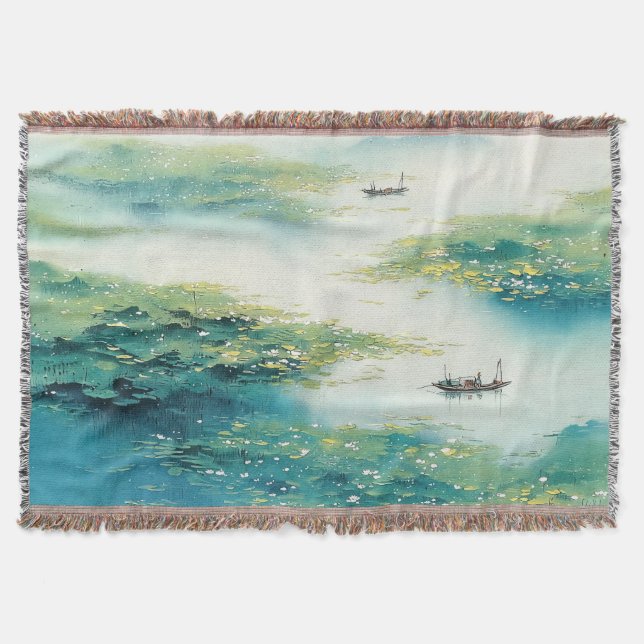 A Refreshing Melody 013 Throw Blanket (Front)