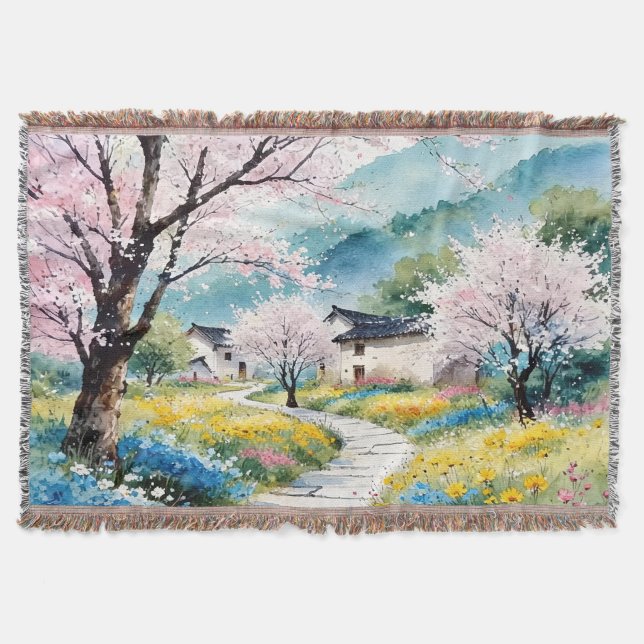 A Refreshing Melody 022 Throw Blanket (Front)