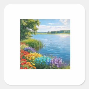 A Refreshing Melody 031 Square Sticker