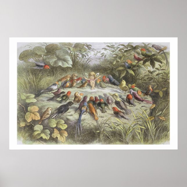 A Rehearsal in Fairy Land, illustration from 'In F Poster (Front)