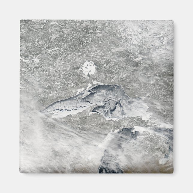 A relatively rare blanket of ice magnet (Front)