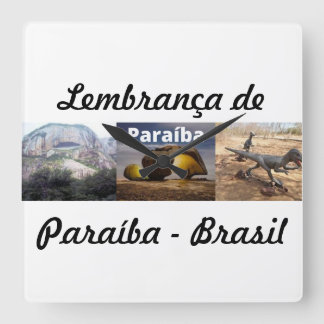 A reminder of Paraíba Square Wall Clock