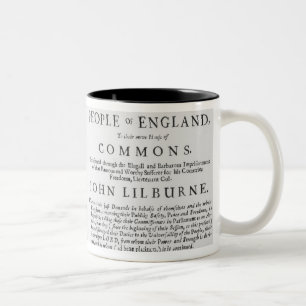 A remonstrance by the Levellers Two-Tone Coffee Mug