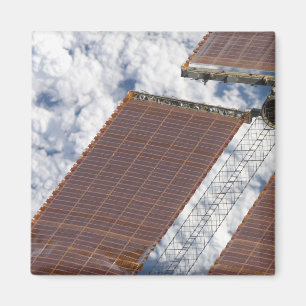 A repaired solar array magnet
