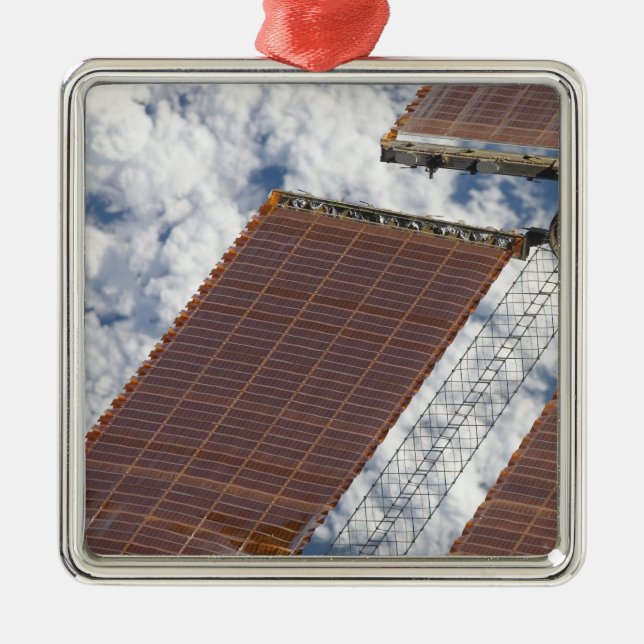 A repaired solar array metal tree decoration (Front)