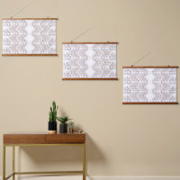 A repeating geometric pattern with diamond shapes