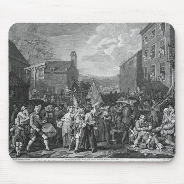 A Representation of the March of the Guards Mouse Mat (Front)