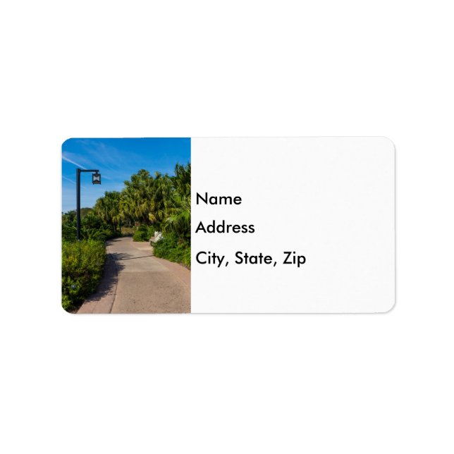 A Resort Walk Label (Front)