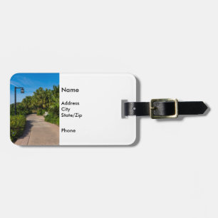 A Resort Walk Luggage Tag