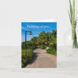 A Resort Walk Thinking Of You Card