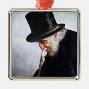 A Retired Sea Captain from Massachusetts, 1879 Metal Tree Decoration