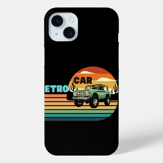 A retro big car Case-Mate iPhone case (Back)