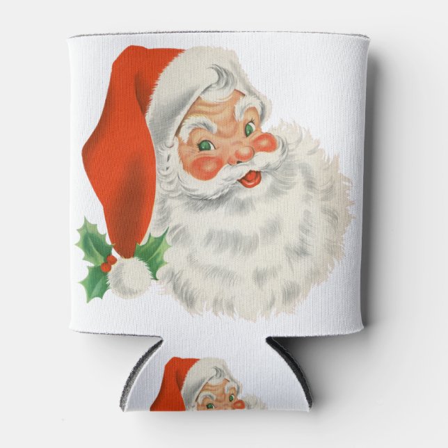 A retro Santa Can Cooler (Front)