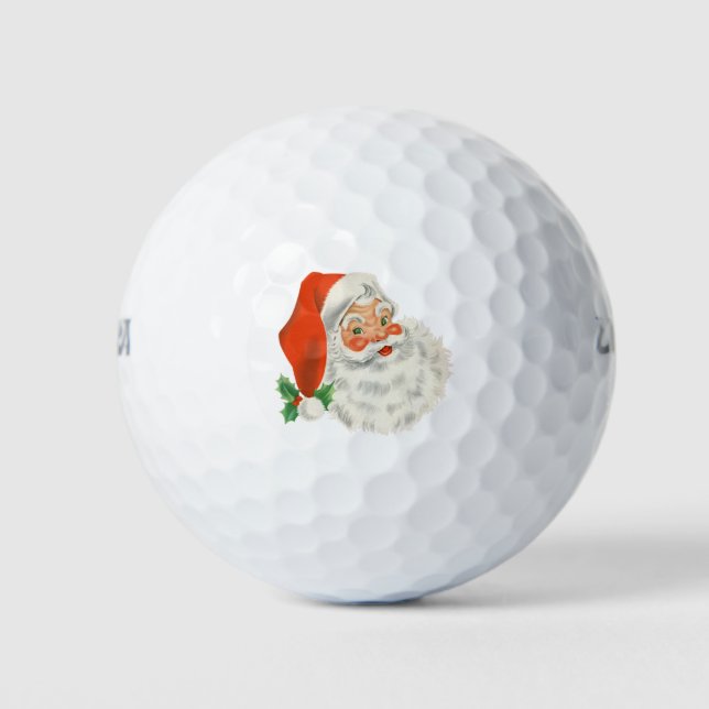 A retro Santa Golf Balls (Front)