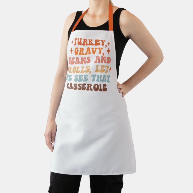 A Retro Thanksgiving Dinner Apron (Insitu)