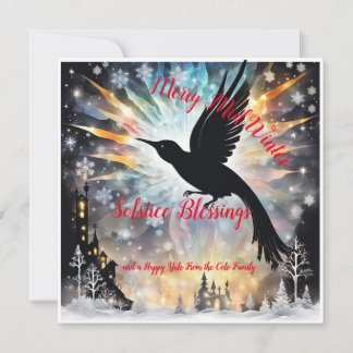 A Retro Winter Solstice Tale of Love and Light Card