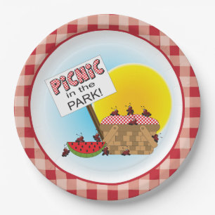 A Reunion   Picnic in the Park   Any Occasion Paper Plate