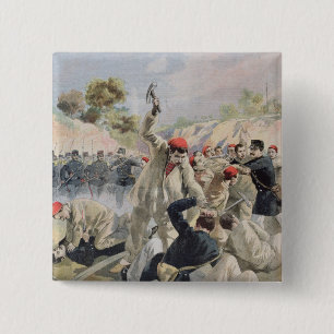 A Revolt of French Anarchists in Guyana 15 Cm Square Badge