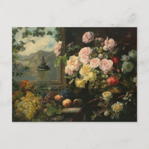 A Rich Bouquet of Flowers   Franz Xaver Birkinger Postcard