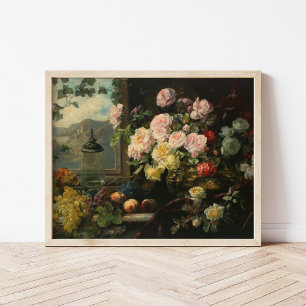 A Rich Bouquet of Flowers Franz Xaver Birkinger Poster